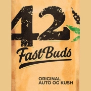Original Auto OG Kush Autoflowering cannabis flower bud by FastBuds Seeds