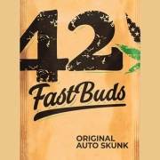 Original Auto Skunk Autoflowering cannabis flower bud by FastBuds Seeds