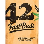 Original Auto Sour Diesel Autoflowering cannabis flower bud by FastBuds Seeds