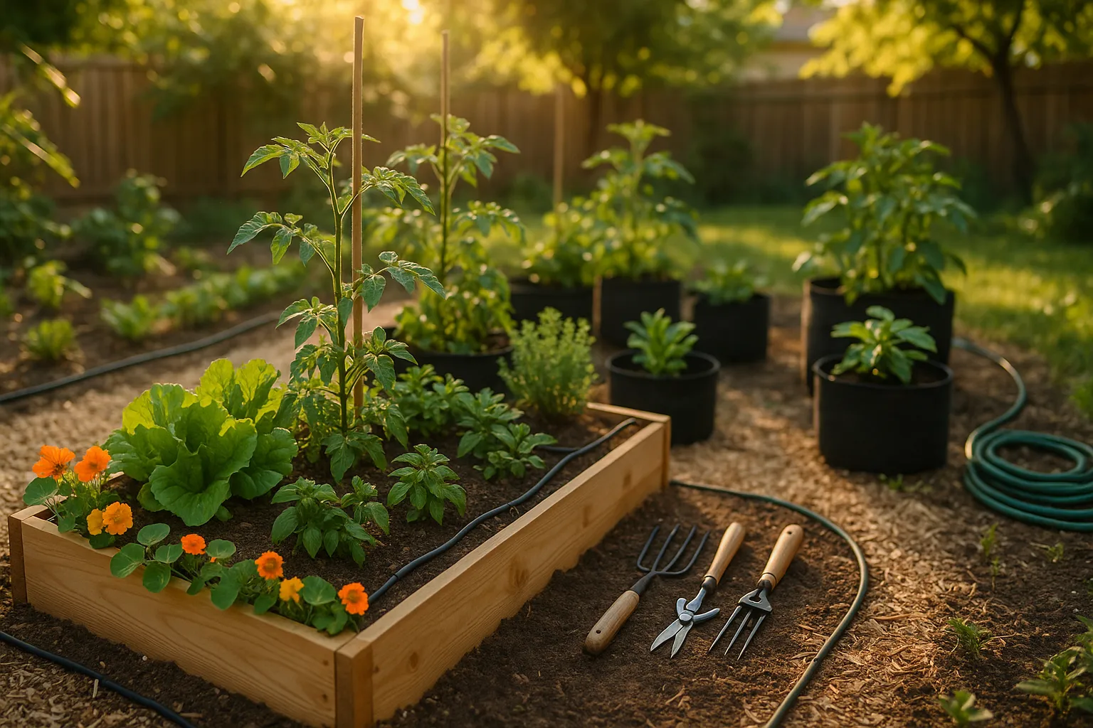 Best outdoor grow setup for beginners garden example