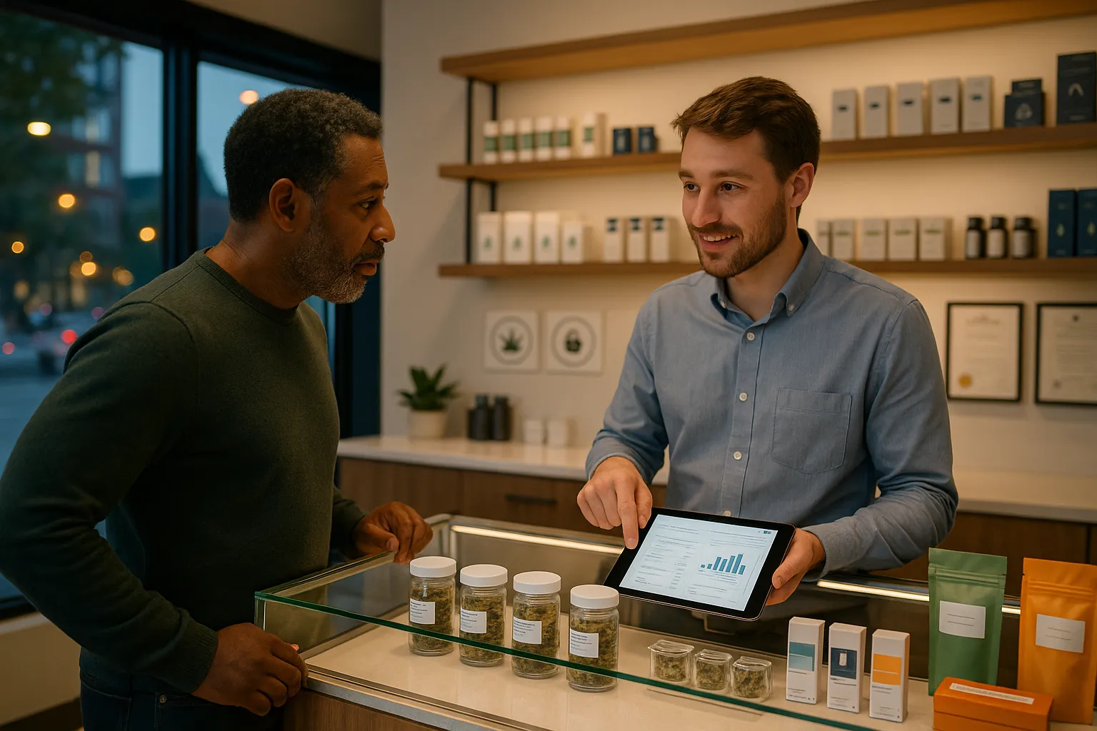 Cannabis dispensary near Washington
