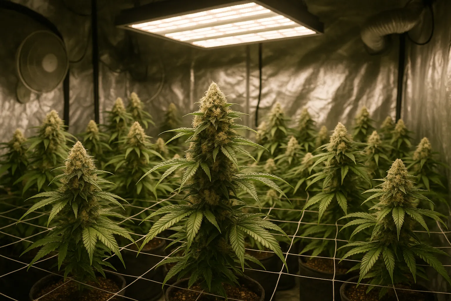 Highest yield strains indoor cannabis garden