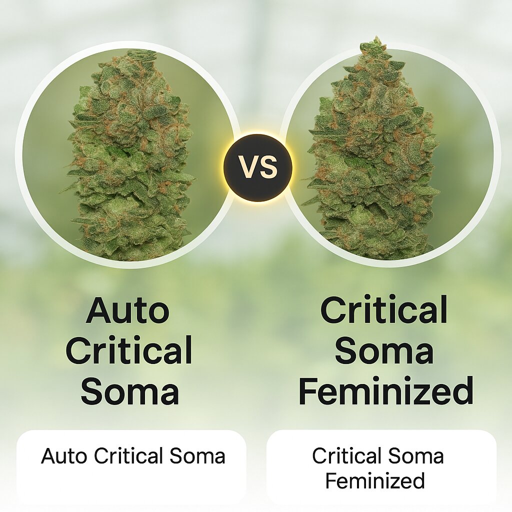Auto Critical Soma (Advanced Seeds) vs Critical Soma (Advanced Seeds) cannabis seeds comparison