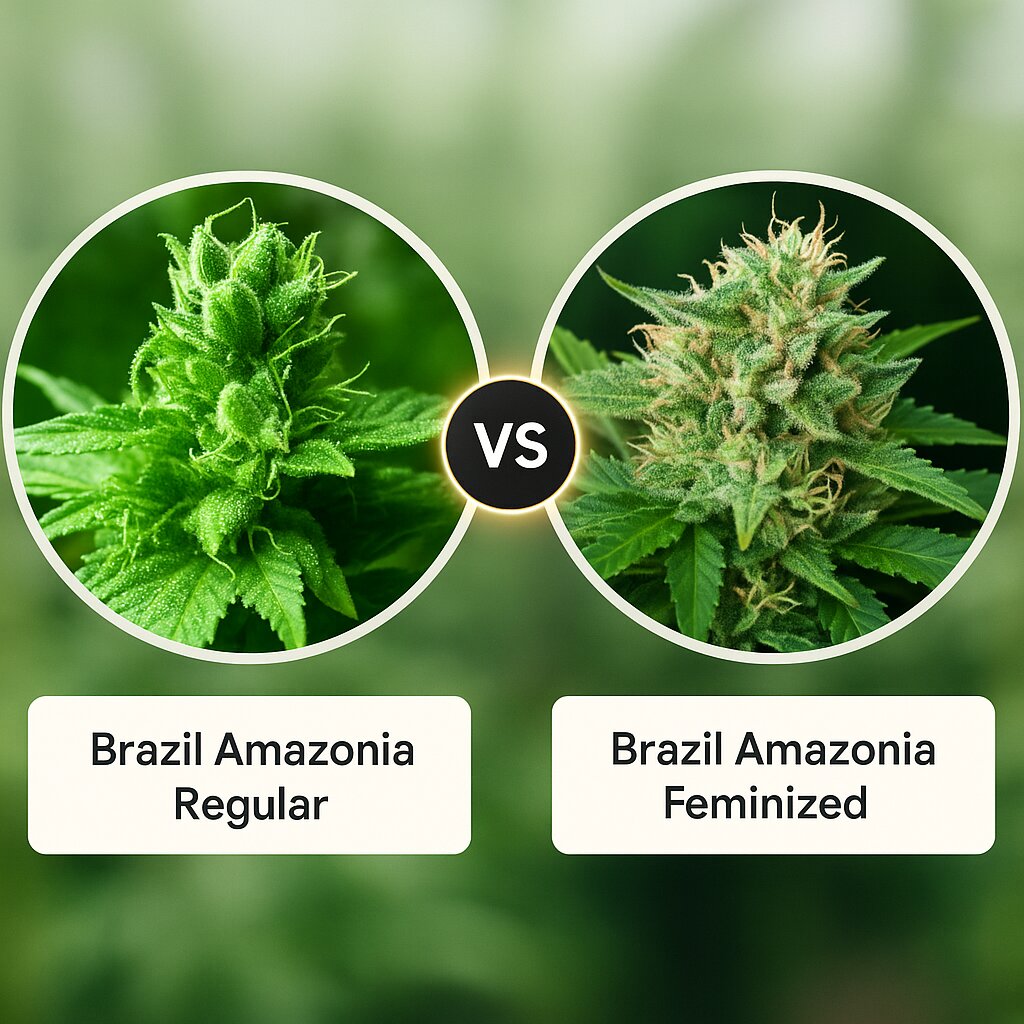 Brazil Amazonia (World of Seeds) vs Brazil Amazonia (World of Seeds) cannabis seeds comparison