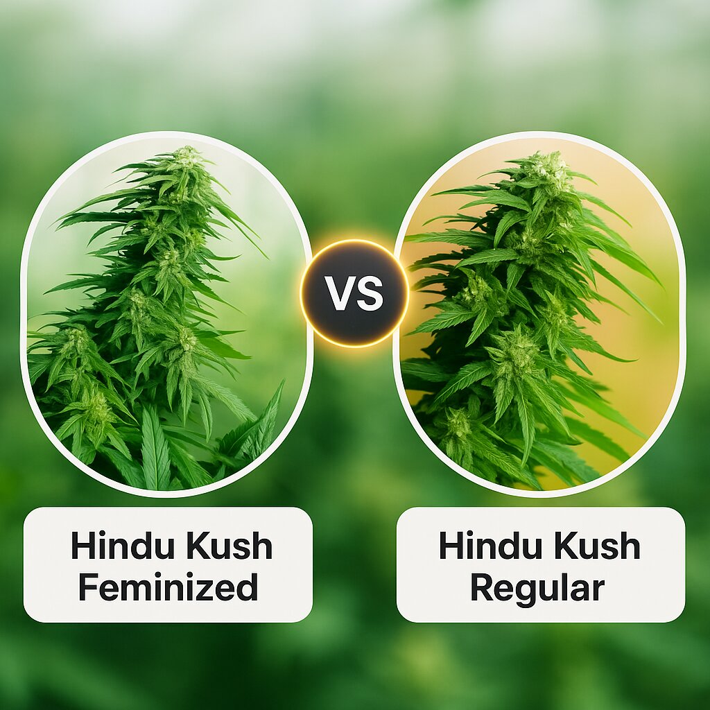 Hindu Kush (Sensi Seeds) vs Hindu Kush (Sensi Seeds) cannabis seeds comparison