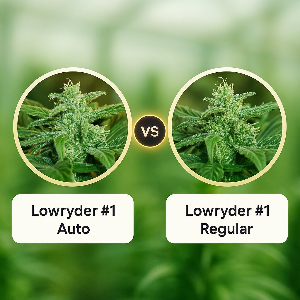 Lowryder #1 (Joint Doctor) vs Lowryder #1 (Joint Doctor) cannabis seeds comparison