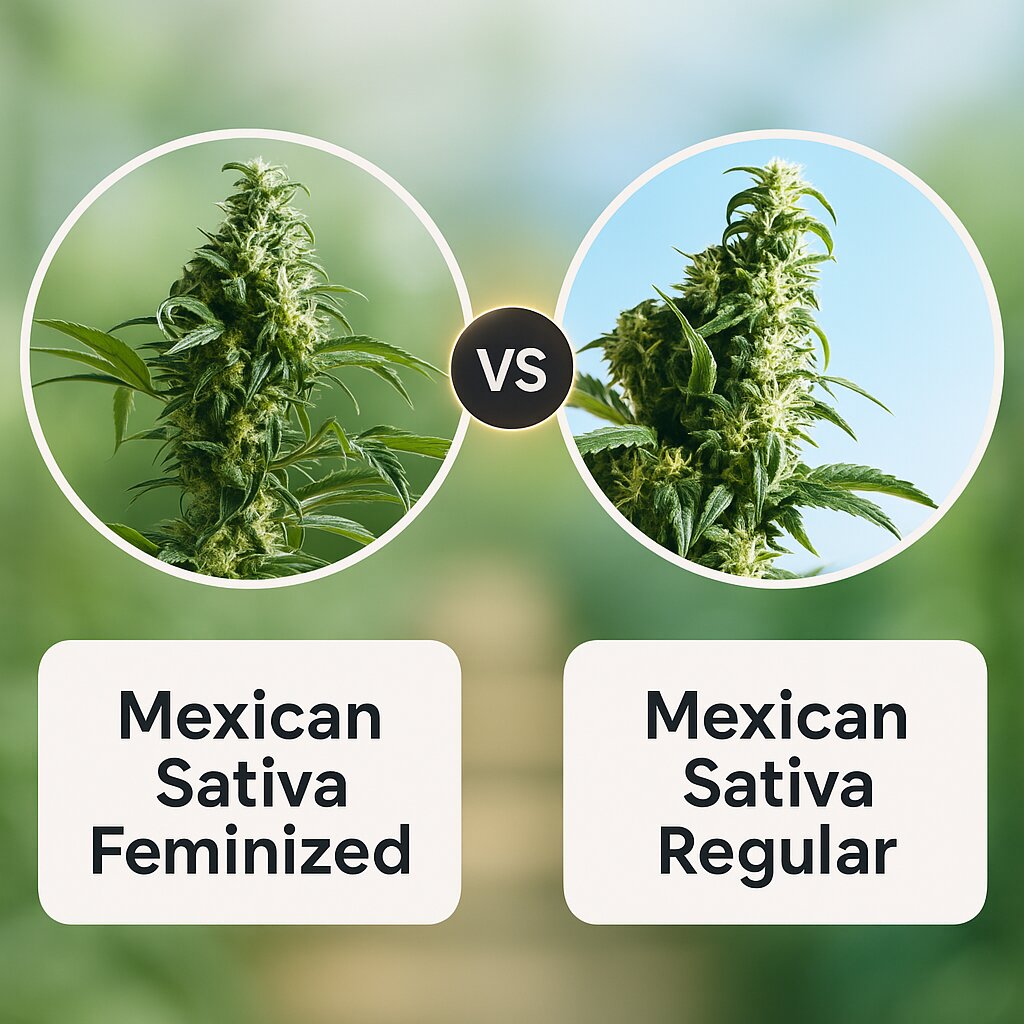 Mexican Sativa (Sensi Seeds) vs Mexican Sativa (Sensi Seeds) cannabis seeds comparison