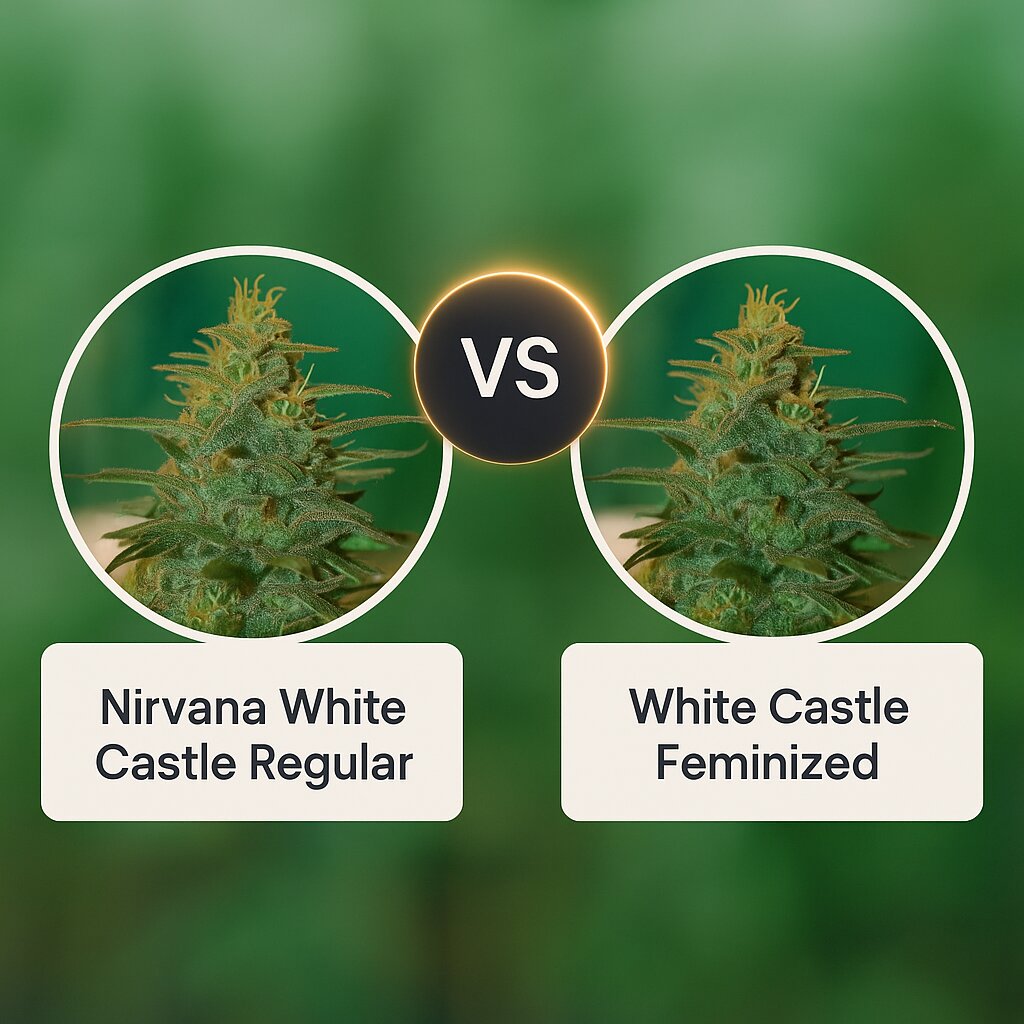 Nirvana White Castle (Nirvana Seeds) vs White Castle (Nirvana Seeds) cannabis seeds comparison
