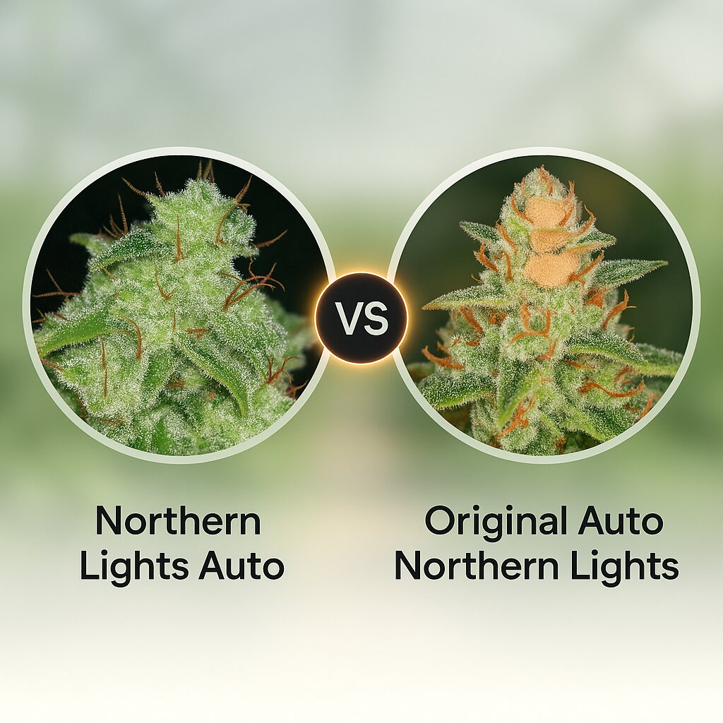 Northern Lights (Vision Seeds) vs Original Auto Northern Lights (FastBuds) cannabis seeds comparison