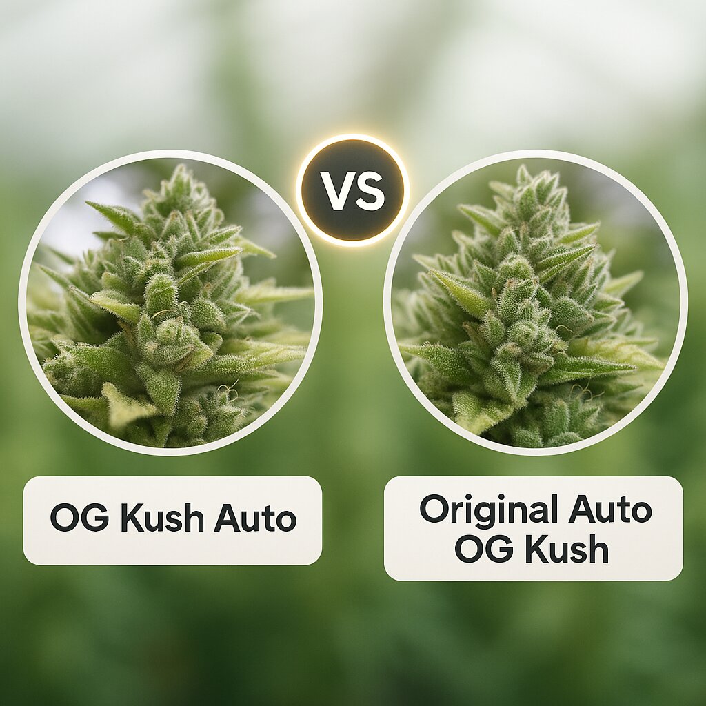 OG Kush Auto (Humboldt Seed Organization) vs Original Auto OG Kush (FastBuds) cannabis seeds comparison