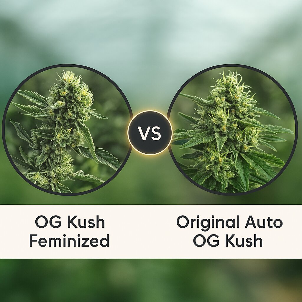 OG Kush (Humboldt Seed Organization) vs Original Auto OG Kush (FastBuds) cannabis seeds comparison