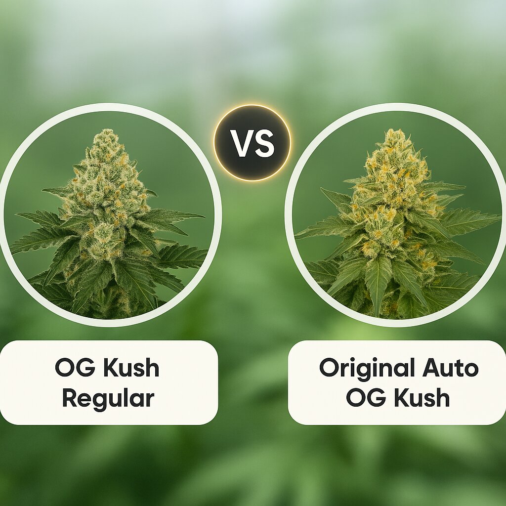 OG Kush (Grand Daddy Purp) vs Original Auto OG Kush (FastBuds) cannabis seeds comparison