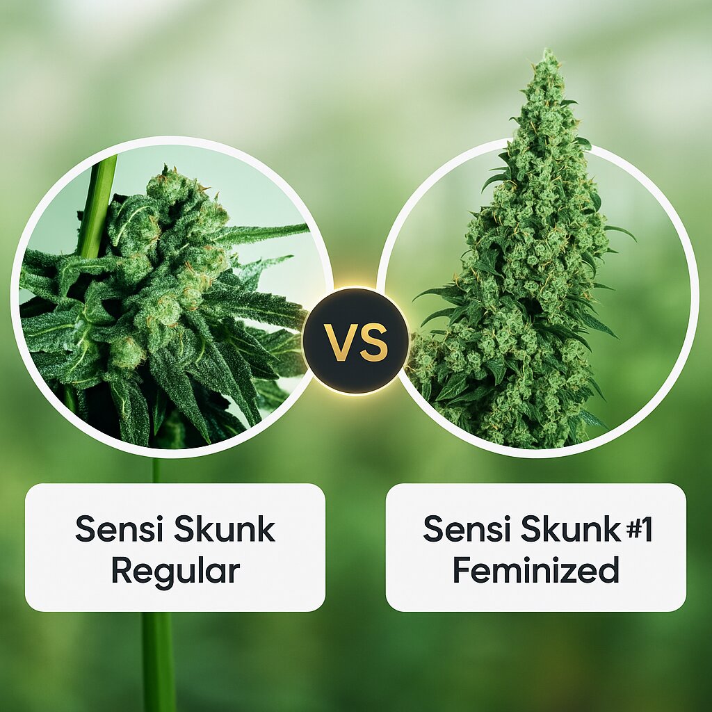 Sensi Skunk (Sensi Seeds) vs Sensi Skunk #1 (Sensi Seeds) cannabis seeds comparison