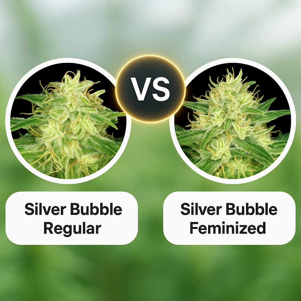 Silver Bubble (Reserva Privada) vs Silver Bubble (Reserva Privada) cannabis seeds comparison