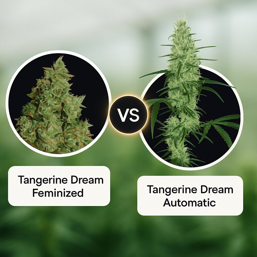 Tangerine Dream (Barneys Farm) vs Tangerine Dream Automatic (Barneys Farm) cannabis seeds comparison