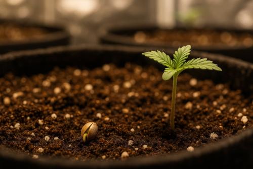 Germinating Cannabis Seeds Directly in Soil